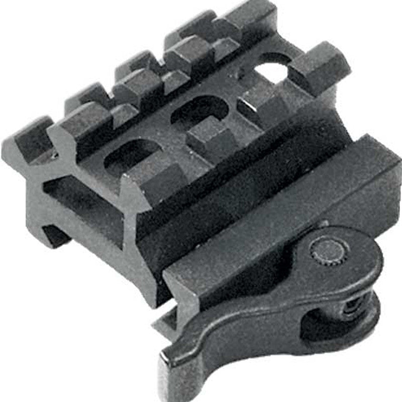 UTG 2-Rail 3 Slot Angle Mount w/QD Level Locking System