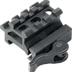 UTG 2-Rail 3 Slot Angle Mount w/QD Level Locking System