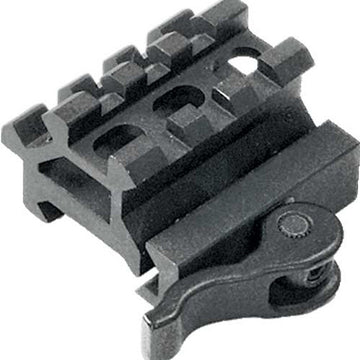 UTG 2-Rail 3 Slot Angle Mount w/QD Level Locking System