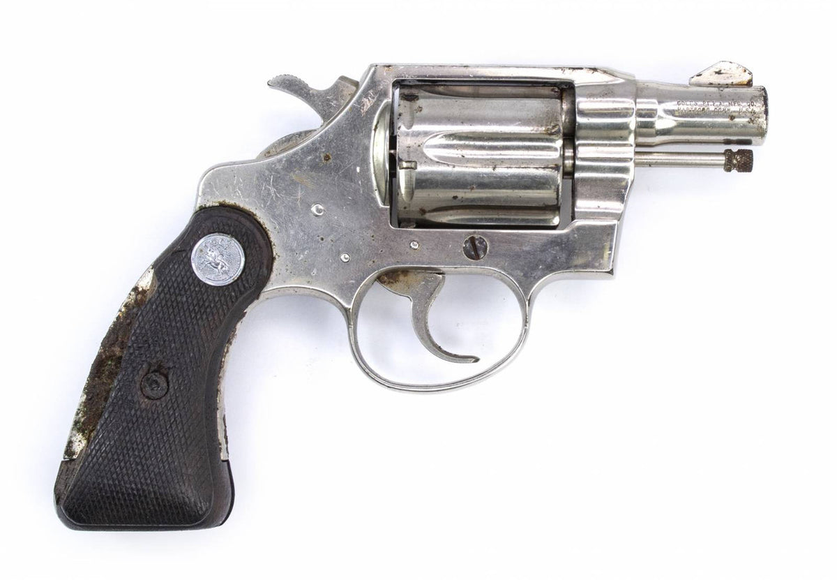 Colt Detective Special Revolver, .38 Special, 2 Barrel, Nickel9948