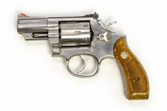 S&W REVOLVER 66-3 357 MAG 2.5 BARREL ADJ SIGHTS ROUND BUTT - STAINLESS