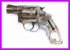 S&W 36 Revolver, .38 Special, 2" Barrel, Fixed Sight, Nickel