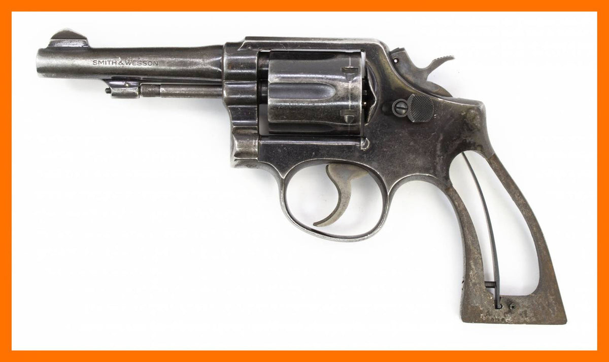 S&W 10-5 38 SPECIAL 4 BARREL SQUARE BUTT BLUED REVOLVER7514