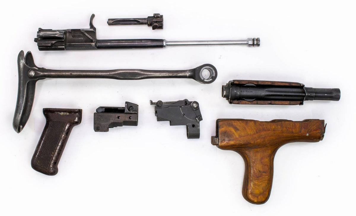Romanian Model 65 AKM-47 7.62x39 Underfolder Parts Kit - Numbers Matching - Good Bluing - Year 1977