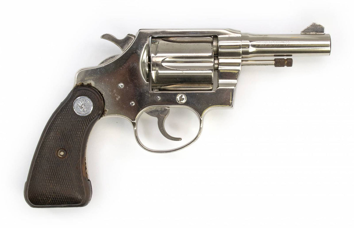 Colt Detective Special Revolver, .38 Special, 3 Barrel, Nickel9777