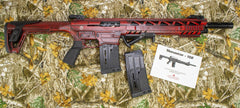 Monastor 102, 12ga Battle Worn Red Semi Auto Shotgun