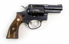 RUGER POLICE SERVICE SIX 357 MAG DA 2.75 BARREL BLUED REVOLVER-USED