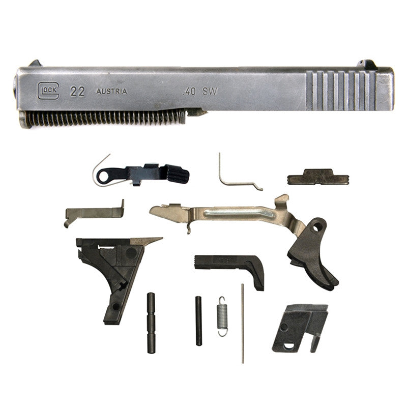 Factory GLOCK 22 Gen 2 .40 S&W Cal. Complete Slide Upper and Lower Parts Build Kit