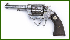 COLT POLICE SPECIAL .32 POLICE 3RD ISSUE 4" BARREL SQUARE BUTT NICKEL