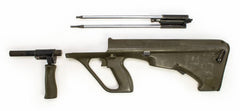 Original Malaysian Steyr AUG 5.56x45 Kit RH Bullpup Rifle Parts Kit w/ Cleaning Kit, Trigger Pack - Surplus - Good Condition - Right Handed