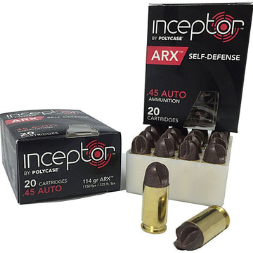 .45 ACP Inceptor 118gr ARX Self-defense - 20rds