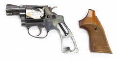S&W 36 .38SPL 2"BARREL, BLUE, FIXED SIGHT, SQUARE BUTT