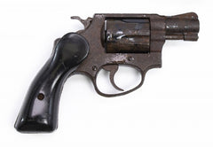 S&W 36 .38 SPL 2" BARREL, BLUED FIXED SIGHT, SQUARE BUTT