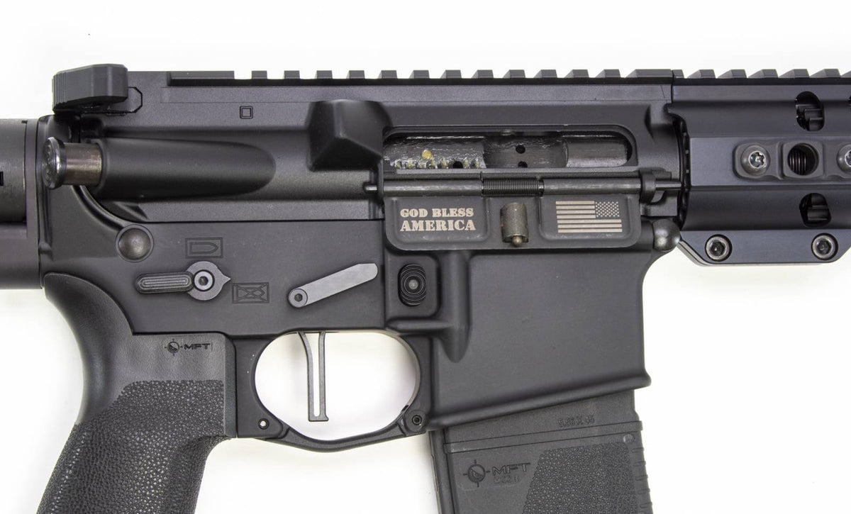 Patriot Ordnance Factory 01644 Minuteman Direct Impingement 5.56x45mm NATO 16.50 30+1 Black Hard Coat Anodized 6 Position MFT Stock