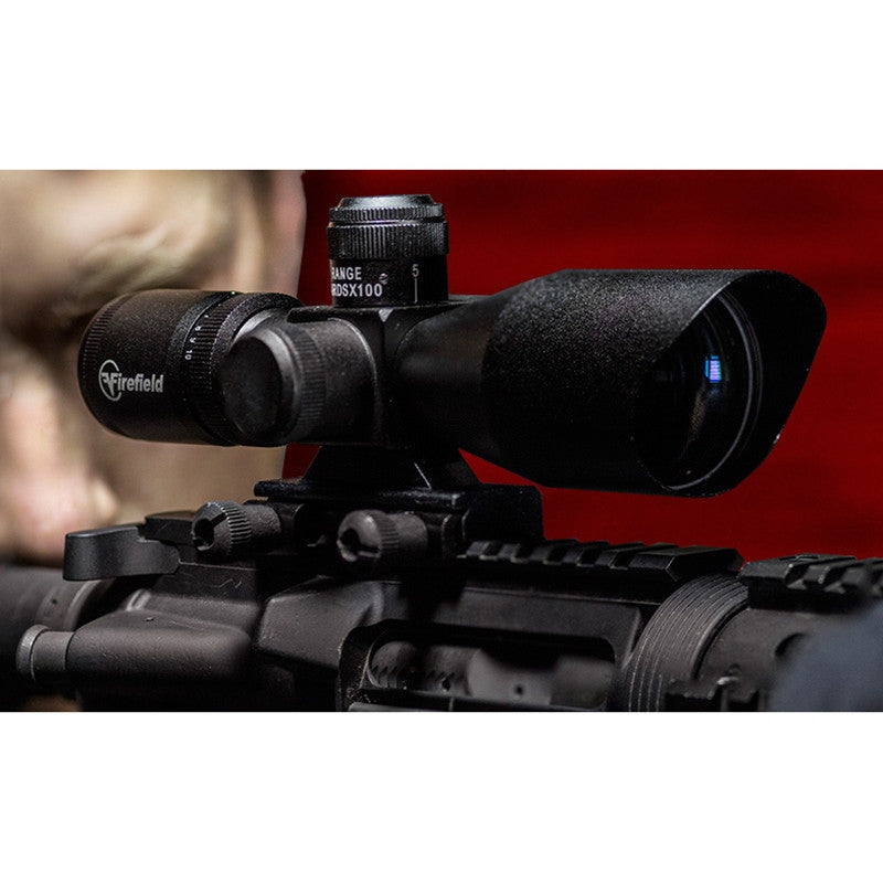 Firefield FF13011 OEM 2.5-10x 40mm Obj 34.86-11.53 ft @ 100 yds FOV 30mm Tube Black Matte Finish Illuminated Red/Green Mil-Dot (SFP)