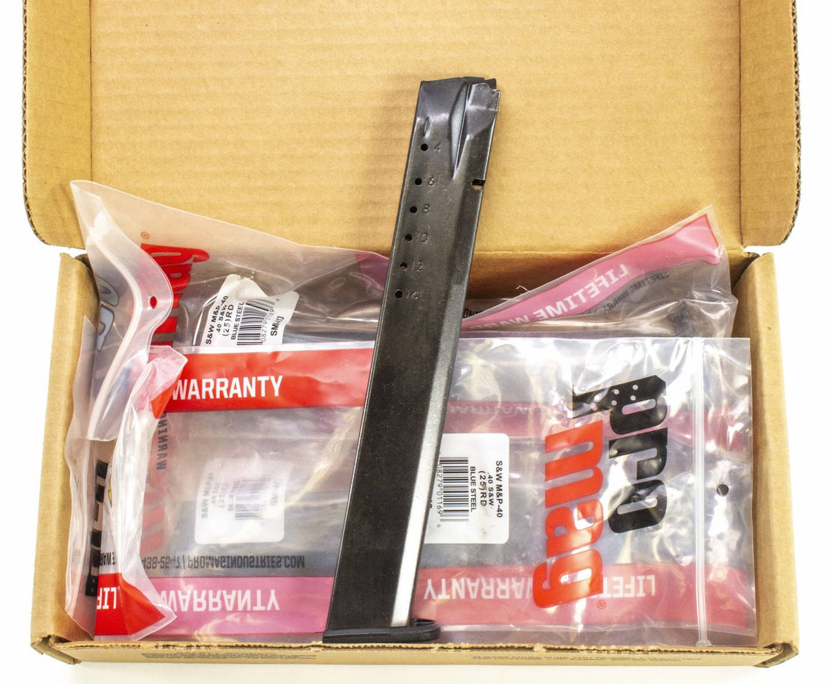 3 NEW PRO MAG S&W M&P .40 25RD BLUE STEEL
