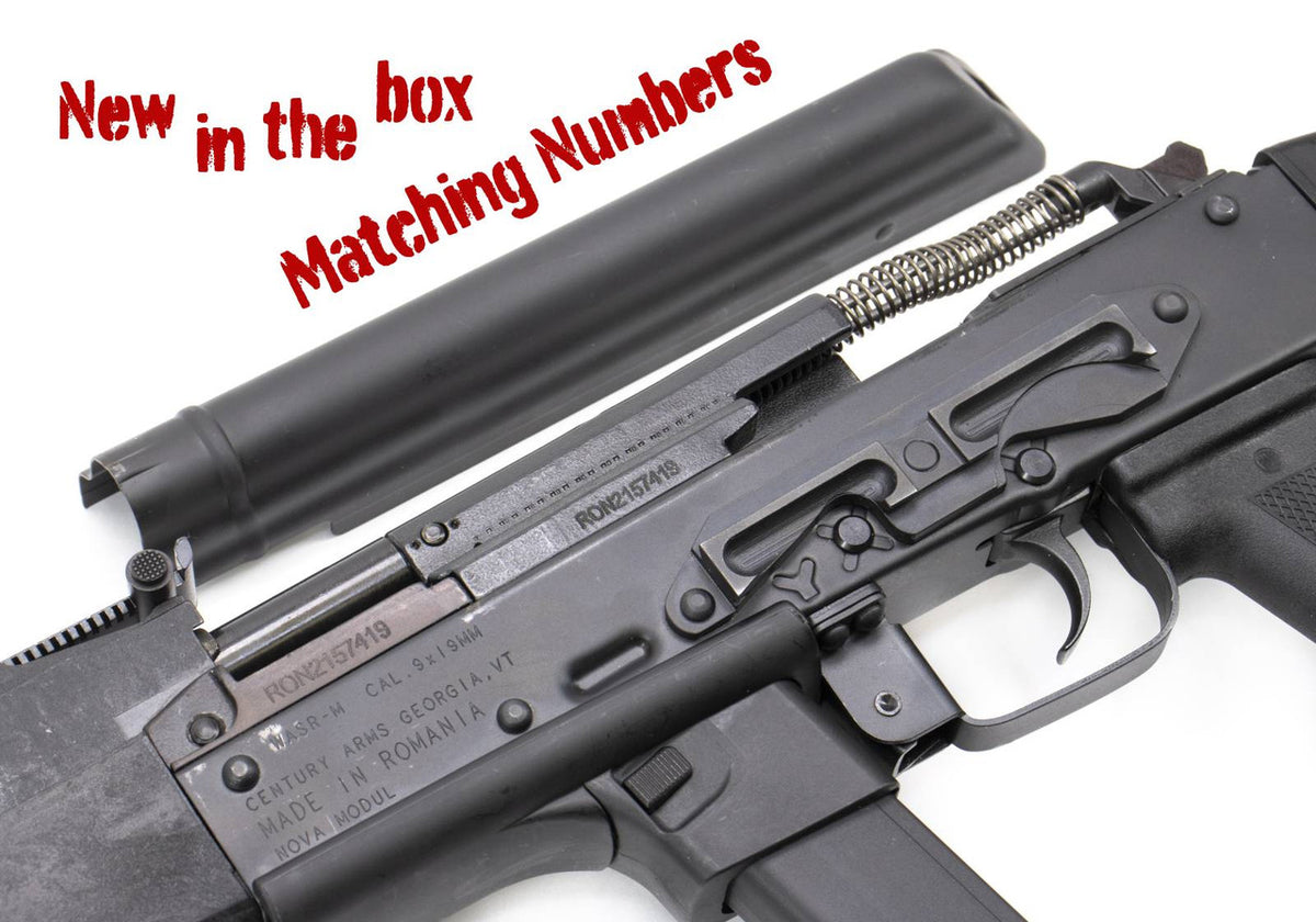 Century Arms WASR-M 9mm Luger 17.25 Barrel w/ Synthetic Stock, Black Polymer Grip & Furniture