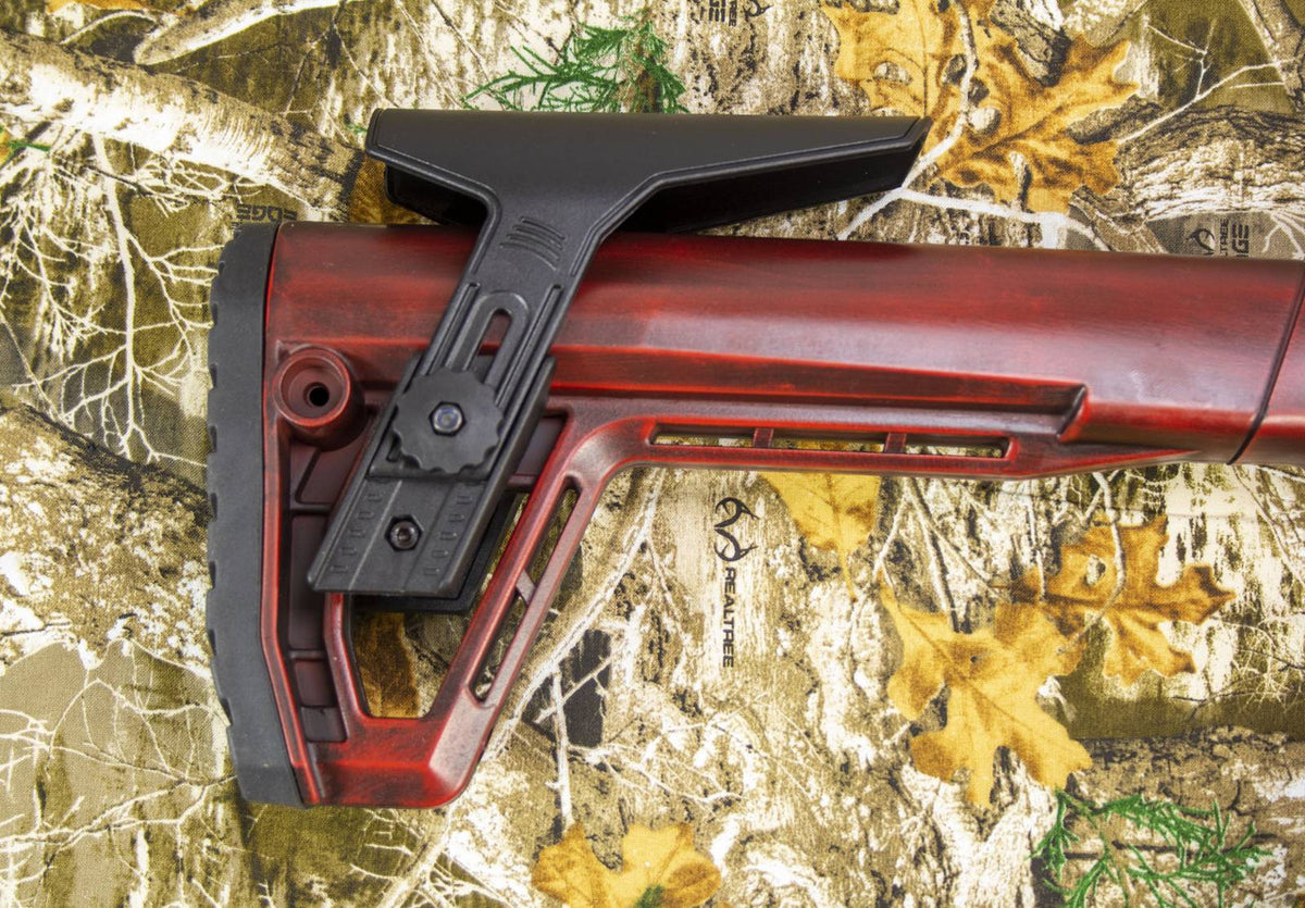 Monastor 102, 12ga Battle Worn Red Semi Auto Shotgun