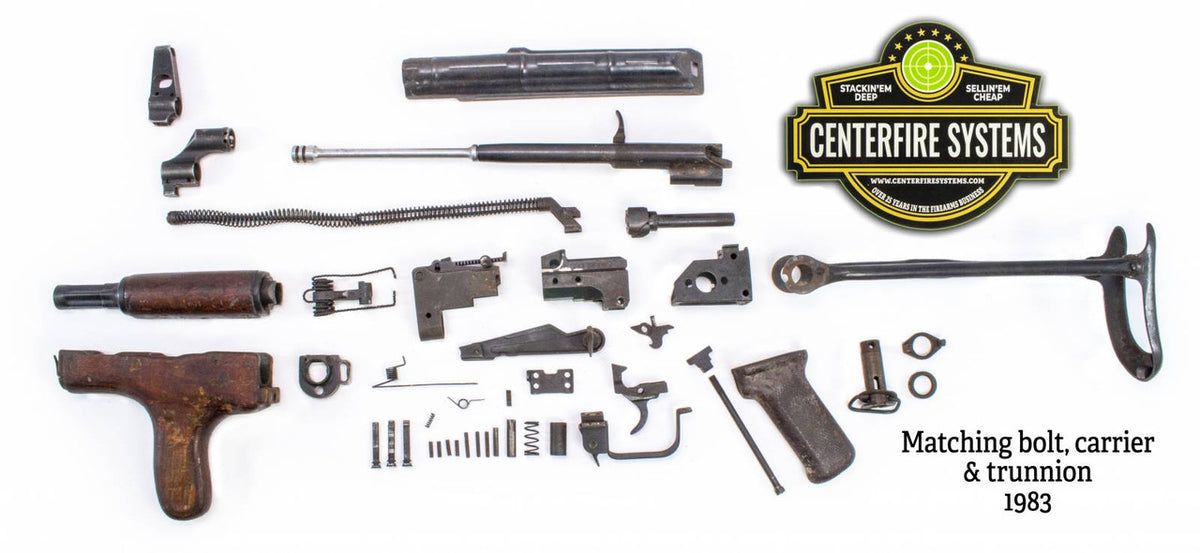 Romanian Model 65 AKM-47 7.62x39 Underfolder Parts Kit - Numbers Matching - Good Bluing - Year 1983