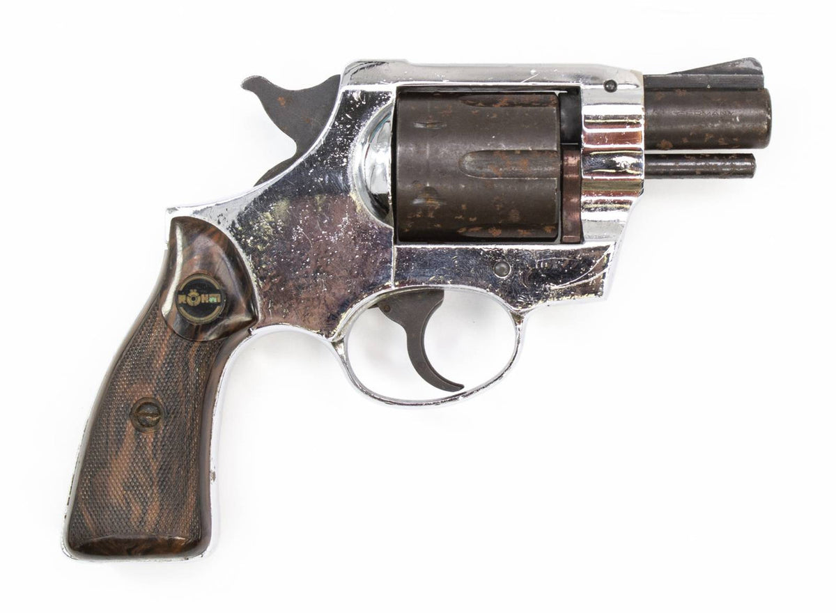 Rohm RG 38 Revolver, .38 Special, 2 Barrel, Two-Tone Nickel