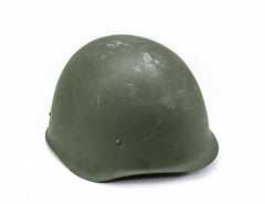 HUNGARIAN OD STEEL HELMET-USED SURPLUS