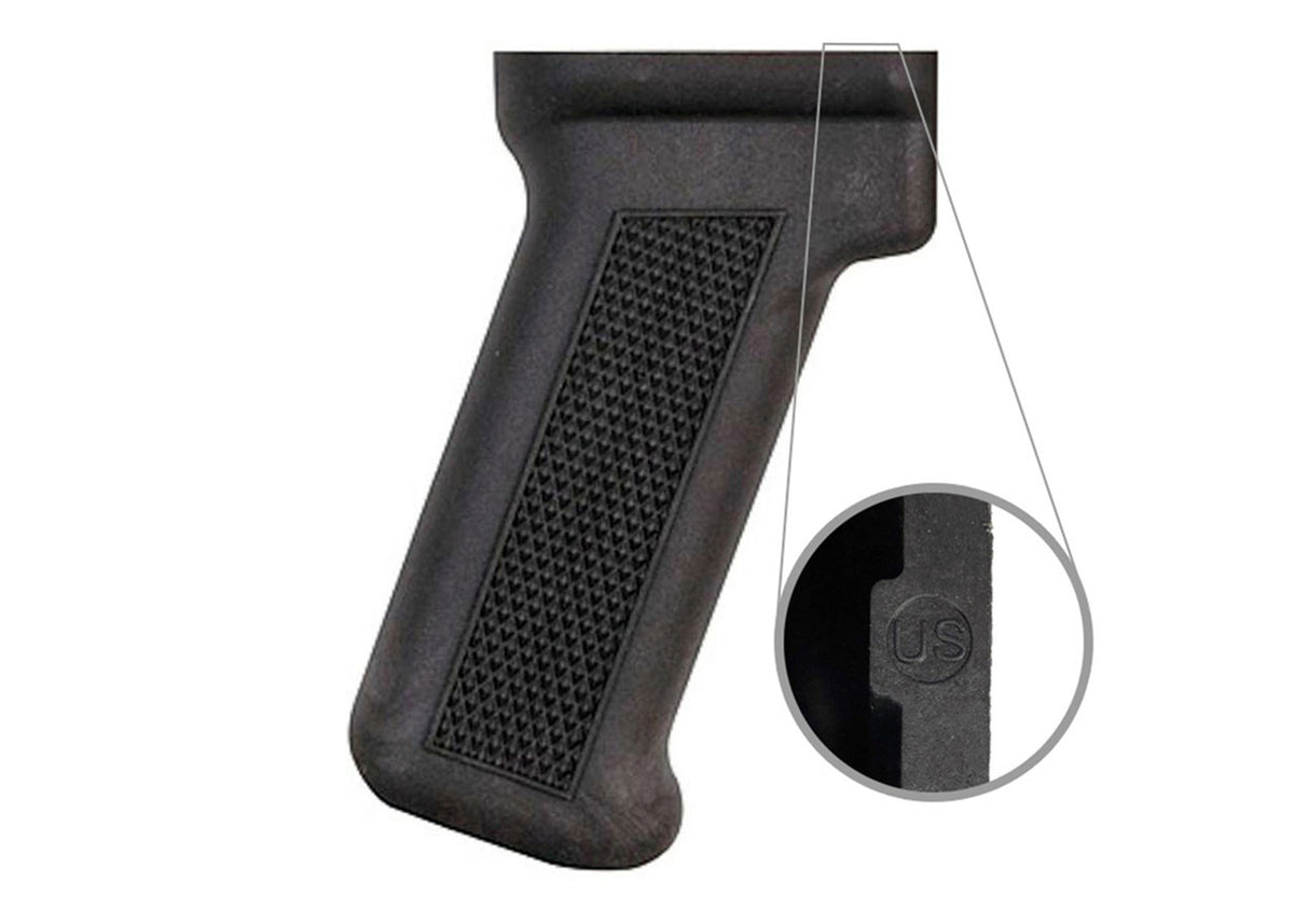 4-piece AK-47 Black Polymer Stock Set for Stamped Receiver