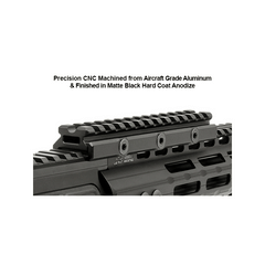 UTG Super Slim Picatinny Riser Mount, 0.50 Height, 13 Slots