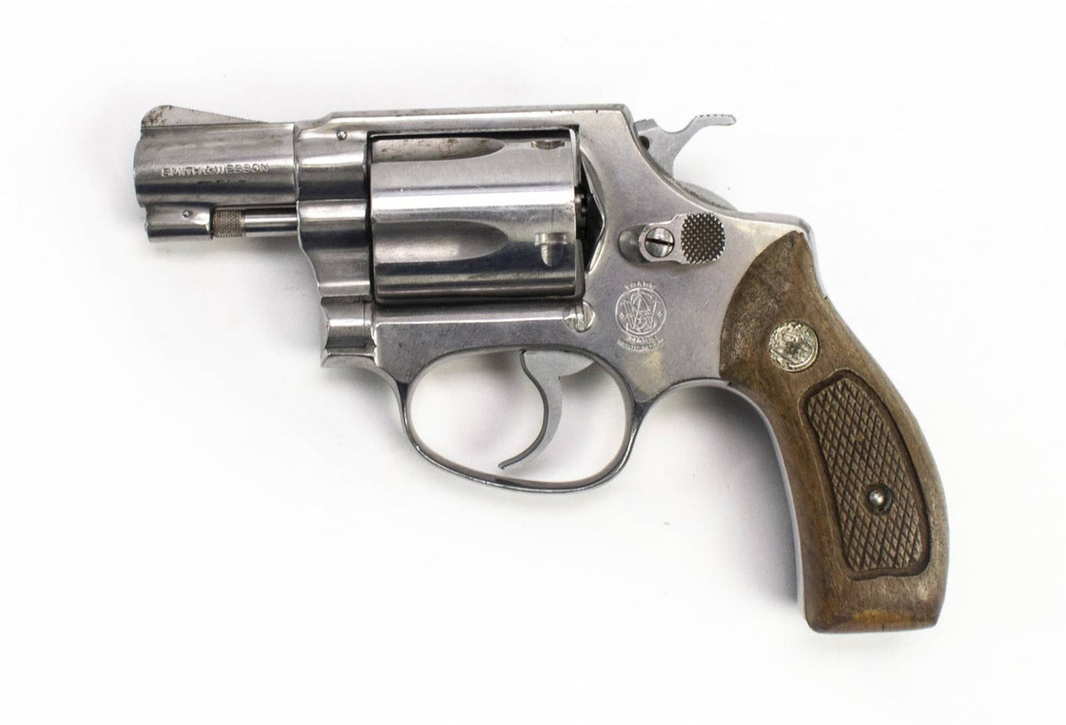 S&W 60 .38 Special 1 7/8' Barrel Stainless Steel Custom Holster Grip Revolver