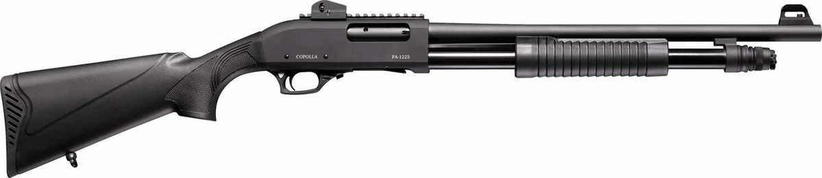 Four Peaks Imports 12000 Copolla PA-1225 Pump 12 Gauge 20 5+1 3 Black Rec/Barrel Black Synthetic Stock Right Hand