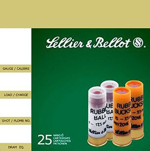 Sellier & Bellot 12 Gauge 2.75 Shotgun 2 11/16 oz 17.5mm Shot 25 Bx/ 10 Cs