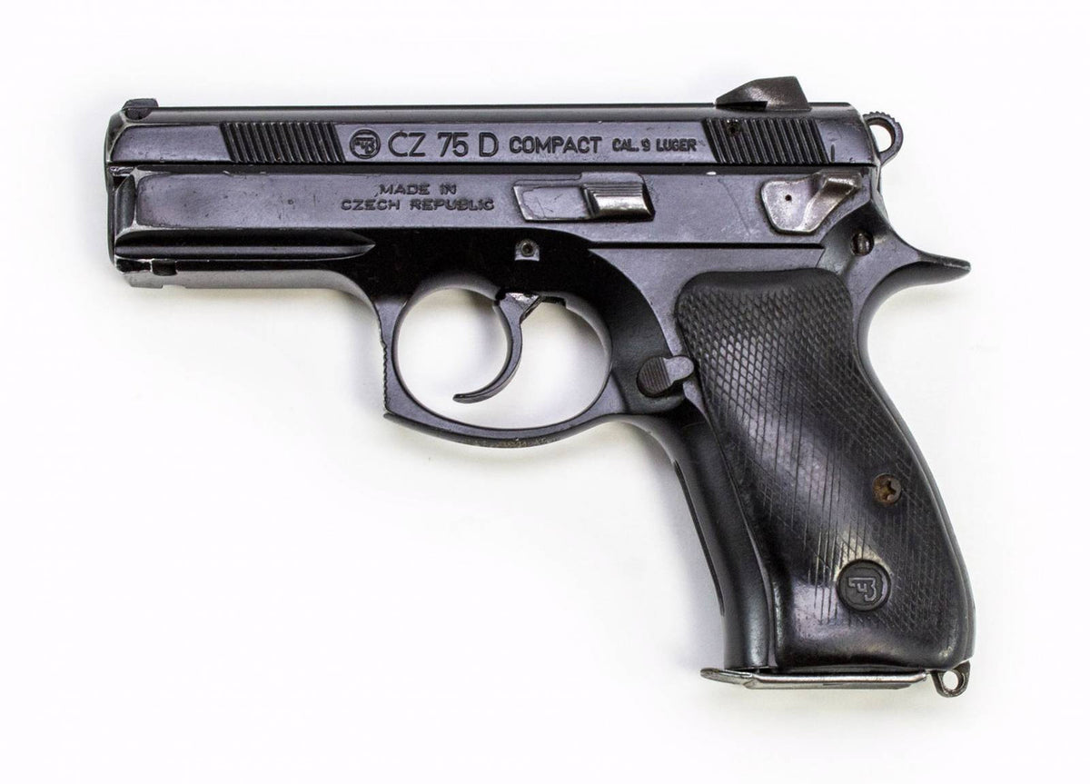 Ceska CZ75D Compact 9mm Caliber Black Pistol