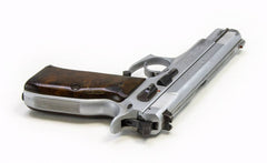 Tanfoglio Mossad 9mm Caliber Brushed Steel Pistol