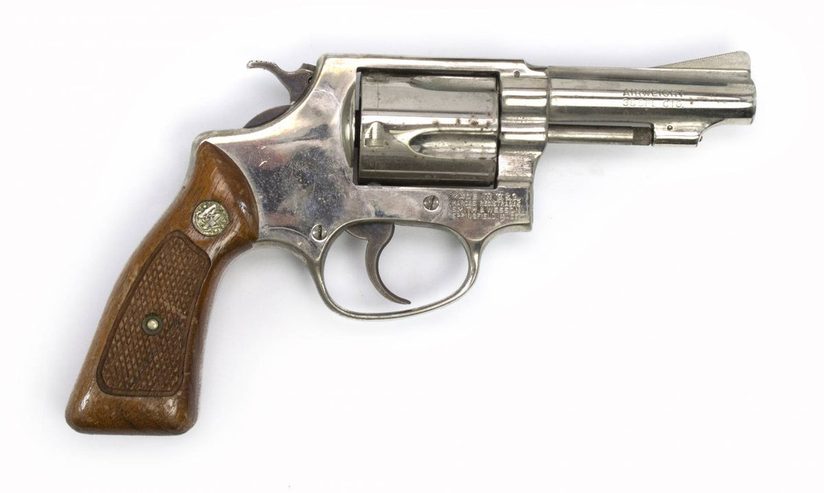 S&W 37 Airweight, 38 Special, 3 Barrel, Fixed Sights, Nickel Revolver4296