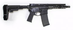 Stag Arms 15012211 Stag 15  300 Blackout 8 Pistol 30+1 Black Hard Coat Anodized Black Nitride SBA3 Pistol Stabilizing Brace Stock Black Magpul MOE SL Grip Left Hand