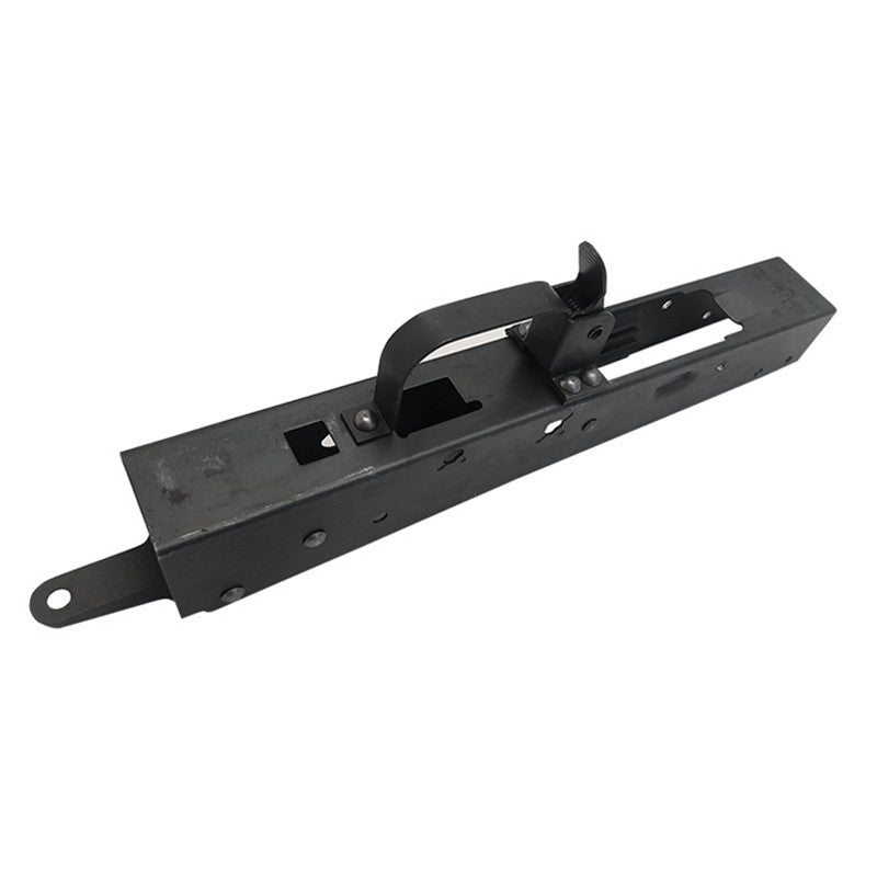 AK-47 7.62x39mm Stamped Receiver with Rear AKM Trunnion, Trigger Guard, Magazine Catch, and Cross Pin Installed