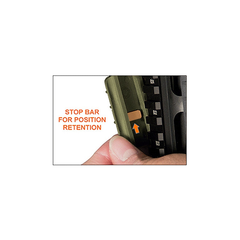 12-Piece OD Green AR-15 Rail Covers