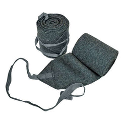 (1) Pair Swiss Blue - Grey Wool Leg Wraps (Puttees) - Like New