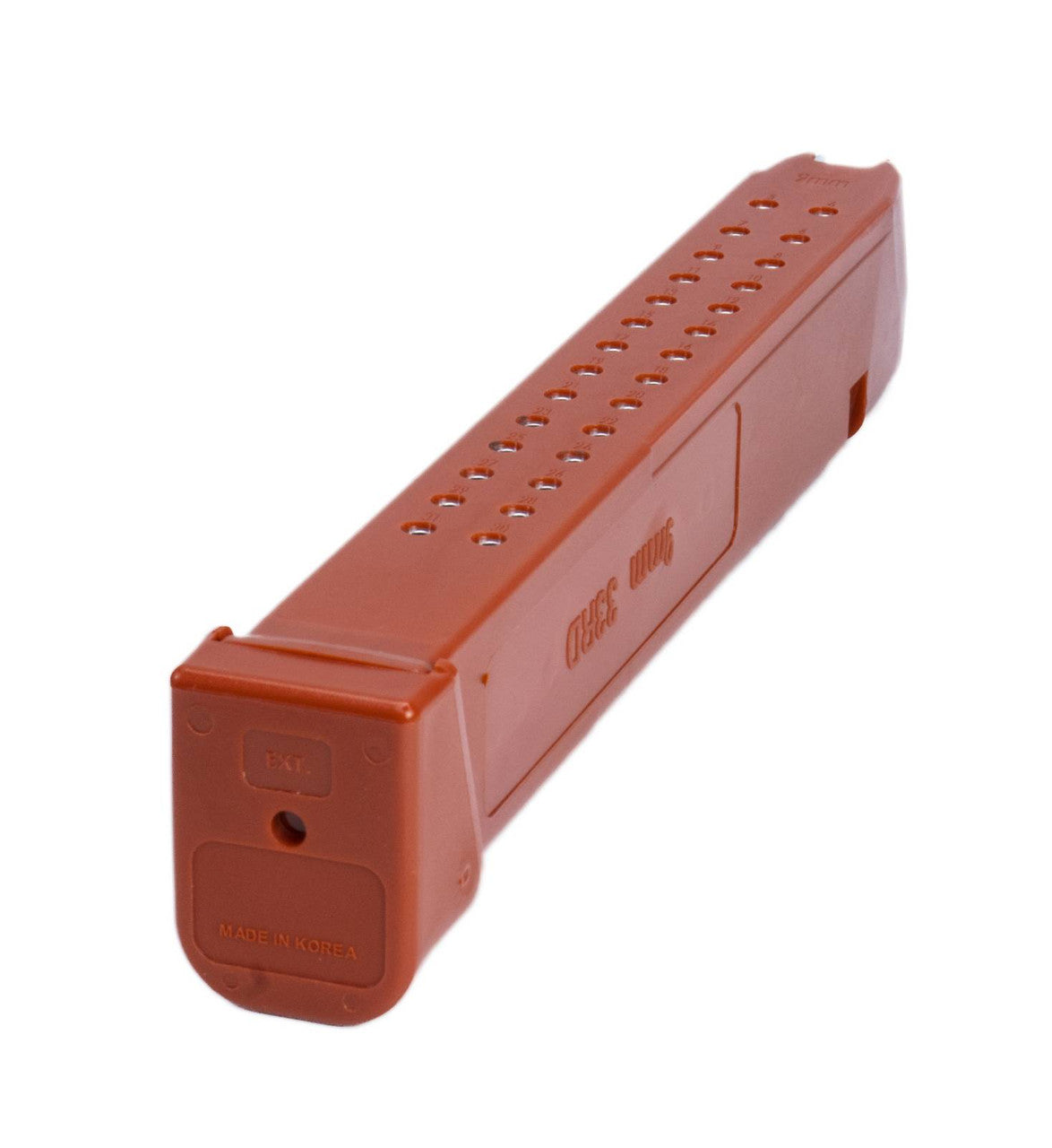 Glock Compatible 9mm 33rd RED Reinforced Steel Lined Polymer Magazine