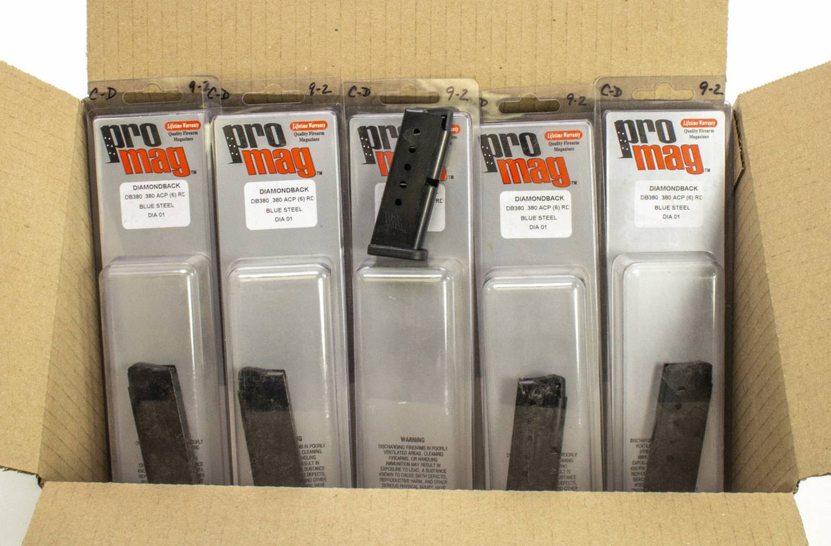 5 NEW PRO MAG DIAMONDBACK DB380 .380 ACP 6RD MAGS
