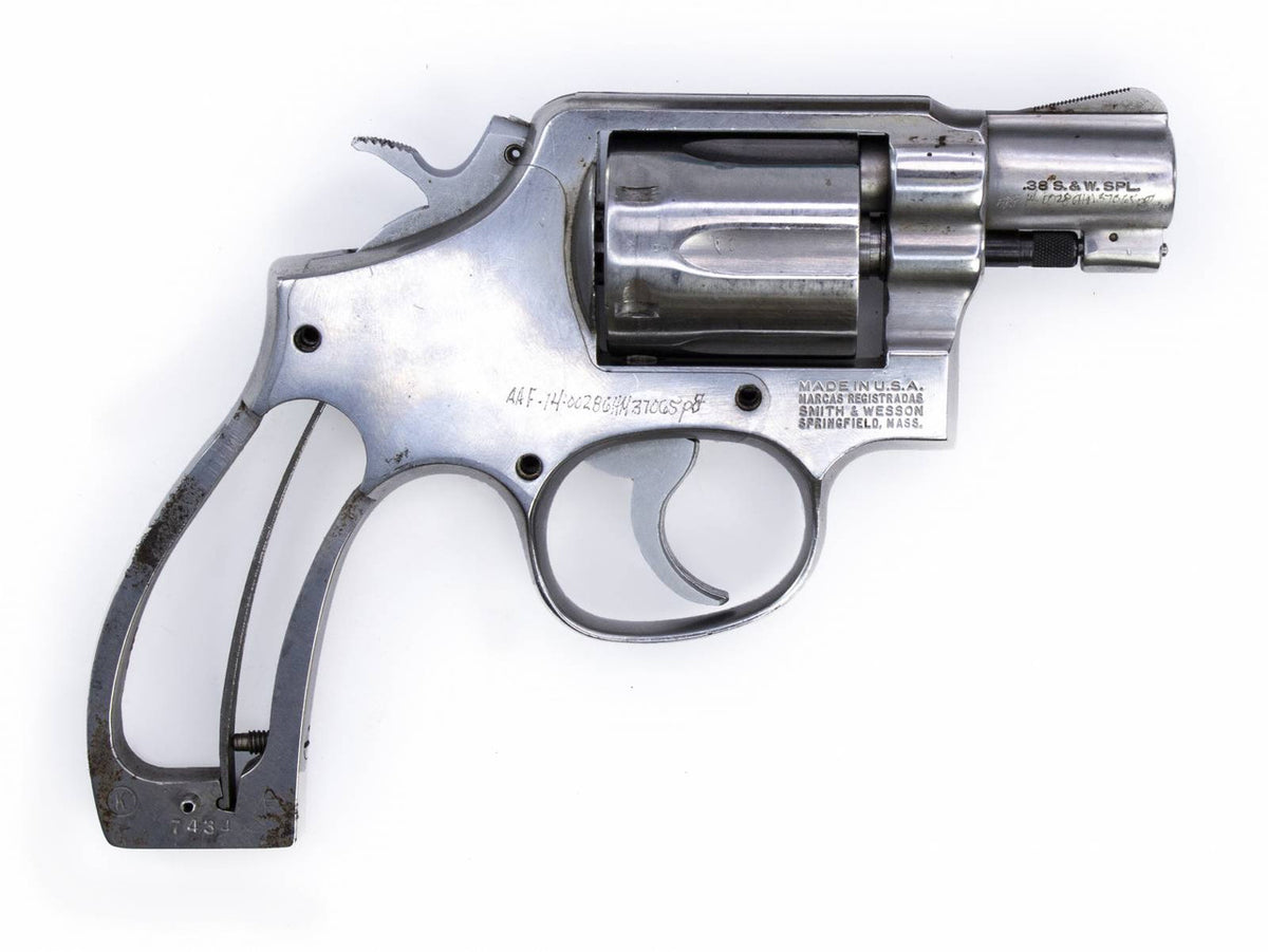 S&W 64-2 Revolver, 38 Special, 2 Barrel, Stainless Steel