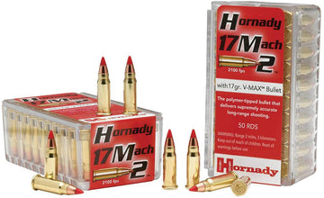 Hornady 83177 Varmint Express  17 HM2 17 gr V-Max 50 Bx/ 100 Cs