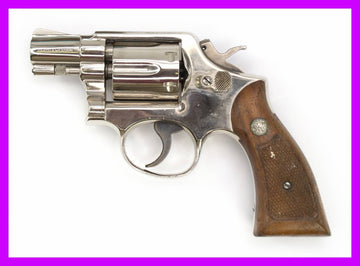 S&W 10-5 Revolver, .38 Special, 2 Barrel, Fixed Sights, Nickel
