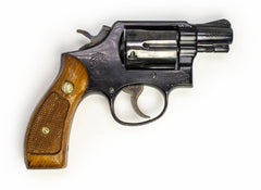 S&W 12-2 AIRWEIGHT 38 SPECIAL 2 BARREL REVOLVER ROUND BUTT - USED