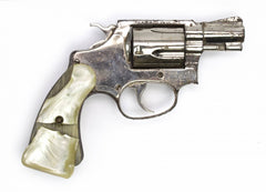 S&W 36 .38SPL 2" BBL NICKEL FIXED SIGHT SQUARE BUTT