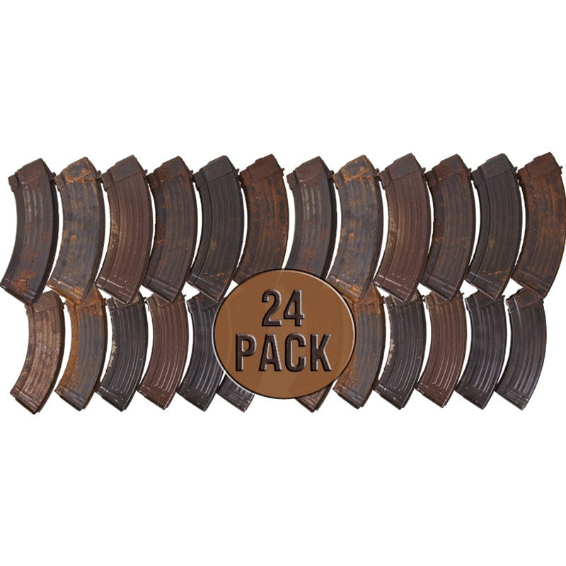 AK-47 30rd Eastern European Rusty Mags - 24 PACK