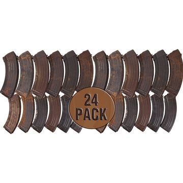 AK-47 30rd Eastern European Rusty Mags - 24 PACK