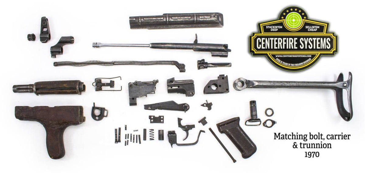 Romanian Model 65 AKM-47 7.62x39 Underfolder Parts Kit - Numbers Matching - Light Bluing