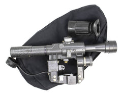 SVD Dragunov Scope 4x24 POSP - 400m Range Finding Reticule Calibrated For 1.7m Height- Red Illuminated Reticle