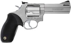 Taurus 2440049TKR Tracker Model 44 44 Rem Mag 5 Round 4 Stainless Steel Black Ribber Grip