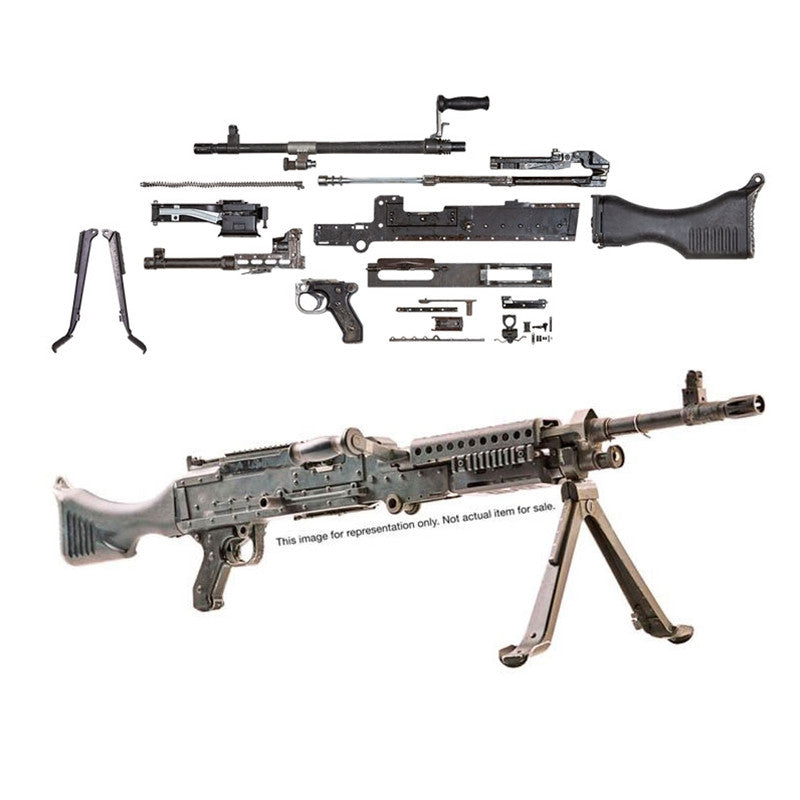 Original M240 7.62x51mm (.30 cal) Belt Fed Parts Kit - with Original Barrel Intact CC